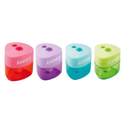 Точилка с контейнером Pastel soft, 1157-А, ассорти (1/12/360)