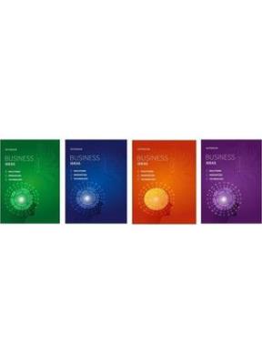 Зошит «Business ideas» бок.пруж.А4, 80 арк., оф, кл., тверда обкл. ЗТП-039-МВ асорті