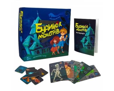 Настольная игра 30866 (укр) "Дом Монстров", в кор-ке 19,5-19,5-6,5 см