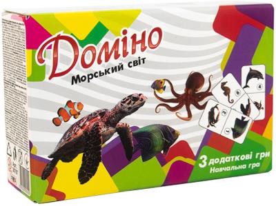 Доміно 30767 (укр) "Морський світ" в кор-ці 17,5-11,8-5,6 см