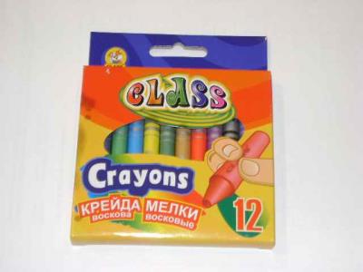 Крейда воскова, 12 кол.., 8*90мм, 7603, CLASS (24/288)