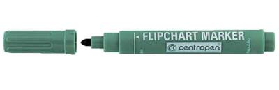 Маркер для фліпчартів, 2,5мм, зелений, круглий, гостр., водяна основа, 8550, CD (1/10/200/1000)
