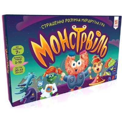 Игра Монстрвиль. Ужасно умная маршрутная настольная игра