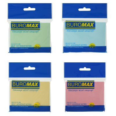 Блок для заметок 76х102мм, 100л., ассорти, BM.2313-99