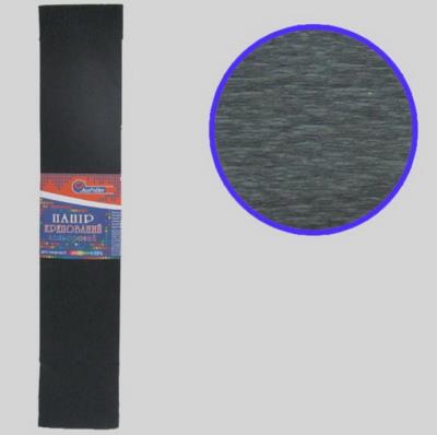 Креп-папір 35%, чорний 50*200см, 20г/м2, KR35-8019 (1/10/200)