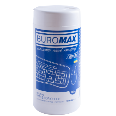 Серветки для оргтехніки, пластику, офісних меблів, JOBMAX (1/12)