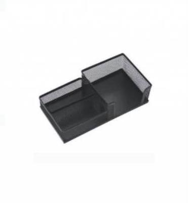 Підставка настільна для канцелярського приладдя Optima, 205х105х55 мм, метал сітка, чорна