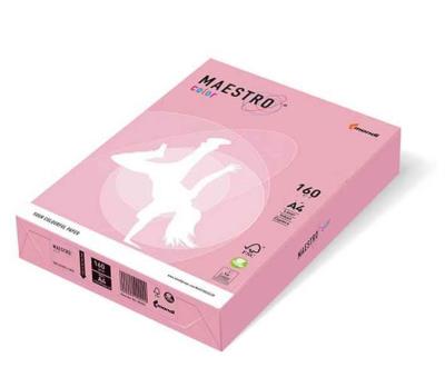 Бумага Maestro Color Pastell A4 160г/м2, 250 арк, PI25 розовый
