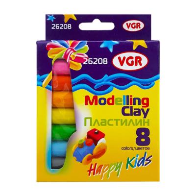 Пластилин 8 цв/135 г в наборе, арт. 26208; VGR