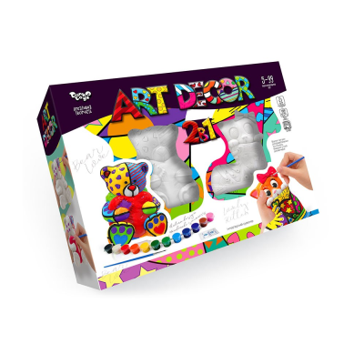 Креативная детское творчество "ART DECOR" 2 в 1, украинский язык