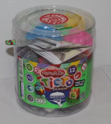 Тесто для лепки Master Do туба 12 + 1кольоры, TMD-01-06