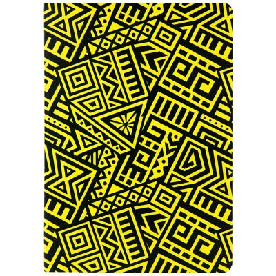 Блокнот двустор. А5, 128 арк., крап/нелін, The Runes, жовтий (1/20)