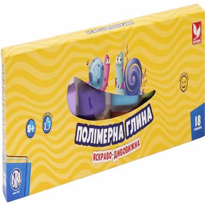 Полімерна глина 18 кольорів, 304219002-ua