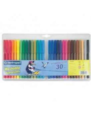 Фломастери Centropen, 30 кольорів, CD (1/60)