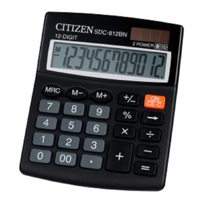 Калькулятор Citizen SDC-812NR, бухгалтерський, 12 р. 102х124х25 мм