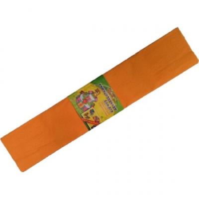 ¶Бумага крепеная 50*200 см. растяжка 30%, 17 грамм. оранжевая (1/10)