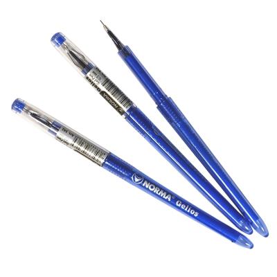 Ручка гелева, 0.5 мм, синя, Gelios, 342, NORMA (12/288/1728)
