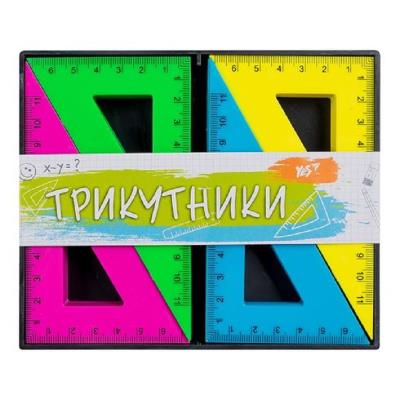 Трикутник Yes прямокутний флуоресцентний 11 см