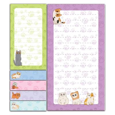 Блок паперу з клейким шаром, набір Bread cat