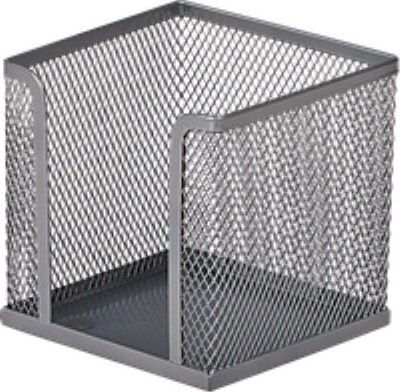 Бокс для паперу 100х100x100мм, металевий, срібло (1/12/72)