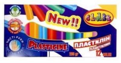 Пластилин "Чистые руки" 12 цвет.,ЕСО, 200гр., 7627, CLASS