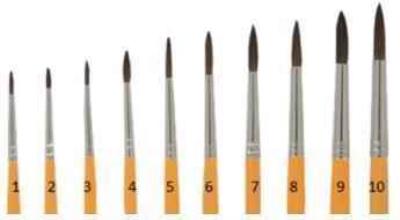 Кисточка Барвинок, пони №10, арт. 6-410 (1/20)