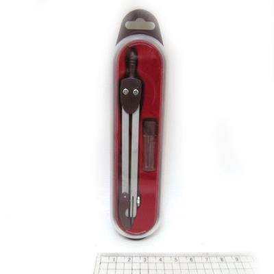 Циркуль"Червона підкладка"+ грифель(в футлярі) (1)