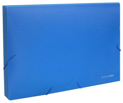 Папка-бокс пл.А4 20мм на гумк.,синяя