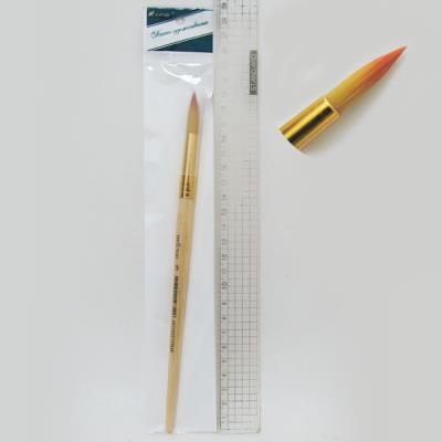 Пензлик для малювання нейлон  (ГОСТ №9) (Штрих-код)