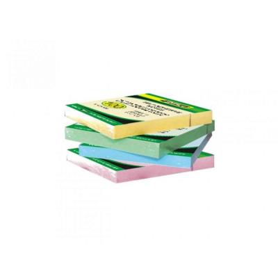 Бумага.кл., 76х102мм, 100лист, цв. ассорти, 4-425, 4Office