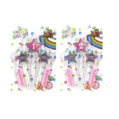 Набор : 4 свечи + 3 звездочки 3-469 9-209 2-213