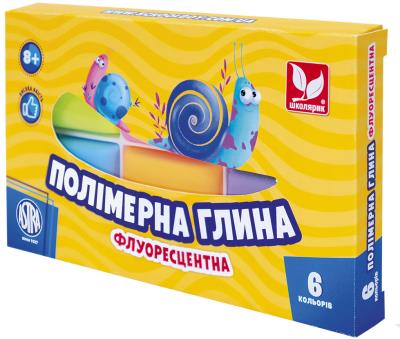 Полимерная глина флуоресцентная 6 цветов, 83911902-ua, (1/24)