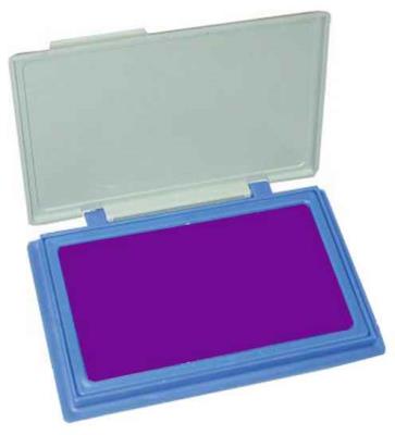 Подушка штемп. настільна Economix 42101-12, фіолетова, 70 * 110 мм (12/144)