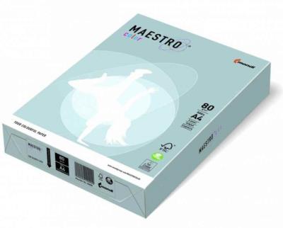 Бумага Maestro Color Pastell A4 80 г/м2, 500 арк, MB30 средне-синий