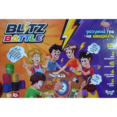 Настільна розважальна гра "Blitz Battle"  укр., G-BIB-01-01U
