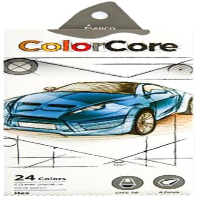 Олівець" Marco"шестигр. 24 кол.ColorCore:3000-24СВ