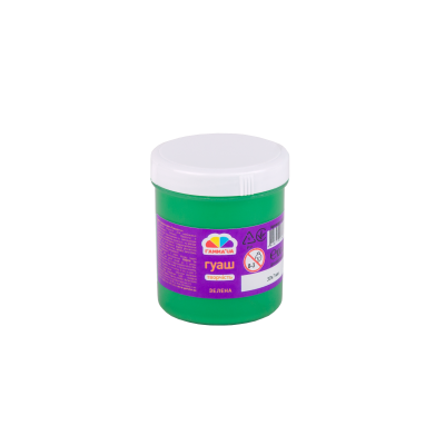 Краска гуашевая Зеленая 100 мл, Творчество