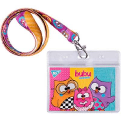 Бейдж YES на стрічці "Bubu", принт. 940231 (1/20/260)