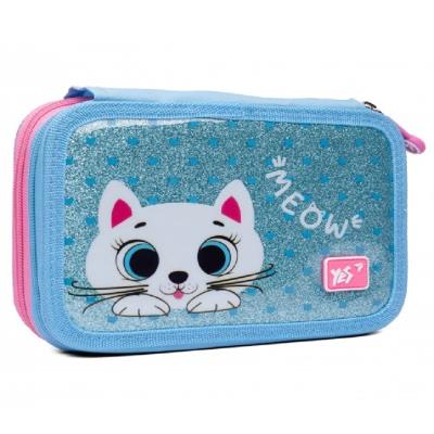 Пенал жесткий YES двойной HP-01 Cats