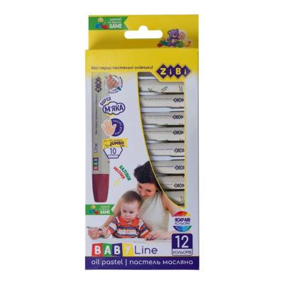 Пастель масляная, 12 цветов