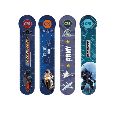 Закладки пластиковые для книг "Robots and Cars", 4шт., CF69100-01