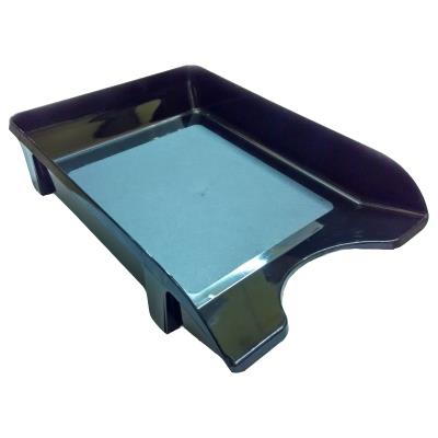 Лоток для бумаг горизонтальный ЛГ-06, черный, КИП