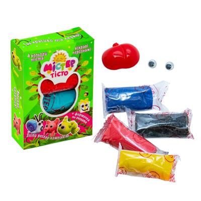 Набір тіста для ліпки 71510 (укр) "Містер тісто - 4 кольори ", в коробці 9*6,5*2,5см (1/27)