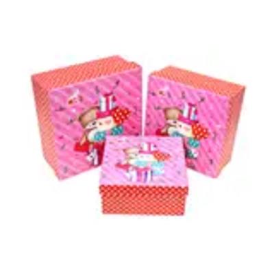 Подарункова коробка квадратна 1 шт, 4-8818/3