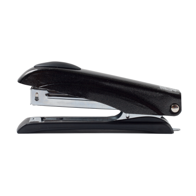 Степлер металлический Металлик до 12л., (скобы №10), черный