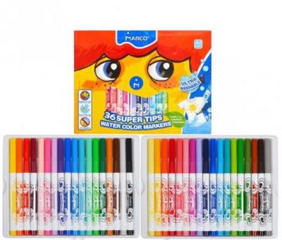 Фломастеры 36 цветов Super Washable ТМ MARCO 1630-36СВ 