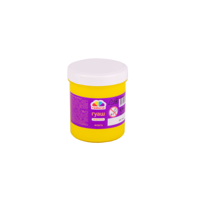 Фарба гуашева жовта, 100 мл, Творчість 1/9