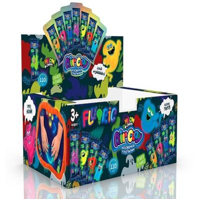 Креативна творчість "AIR CLAY" FLUORIC" в брикетах  укр 