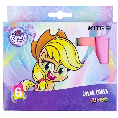 Крейда кольорова Kite Jumbo My Little Pony, 6 кольорів, LP21-073