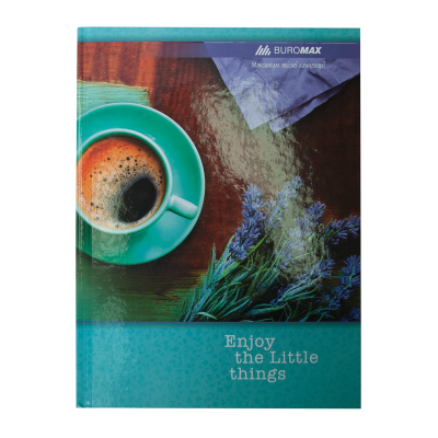 Книга канцелярська ROMANTIC 96 аркушів, лінія, офсет (тверда ламінована обладинка), А4, BM.2401-206 (1/8)